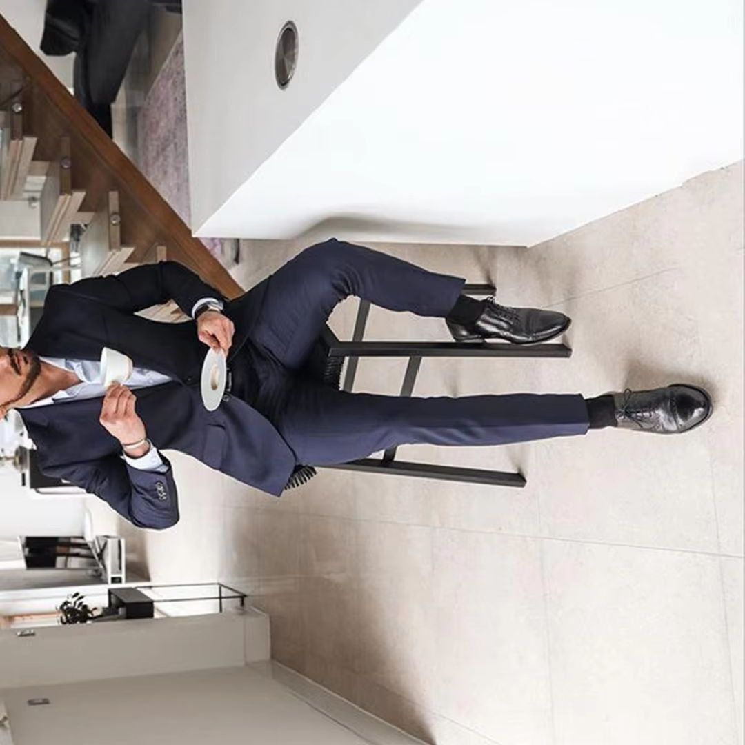 Men Formal Wear For Dinner - بدلة توكسيدو رجالية من قطعتين باللون