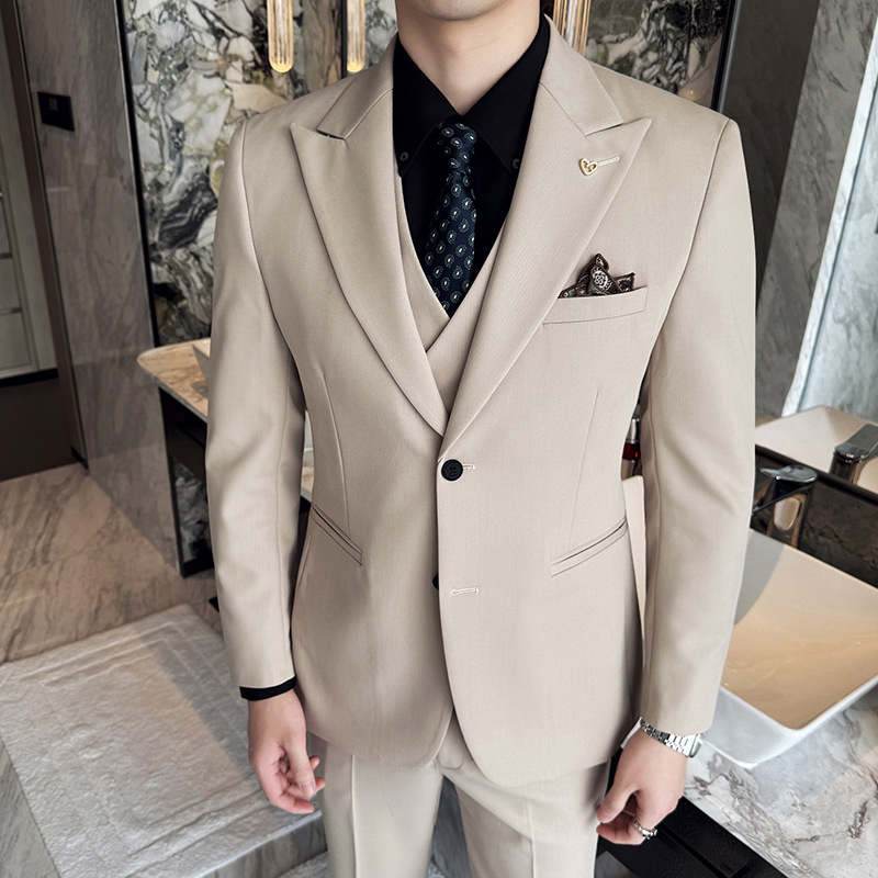 بدلات رجالية بيضاء من 3 قطع بق - مراجعة Men Formal Wear For Dinner وسعره