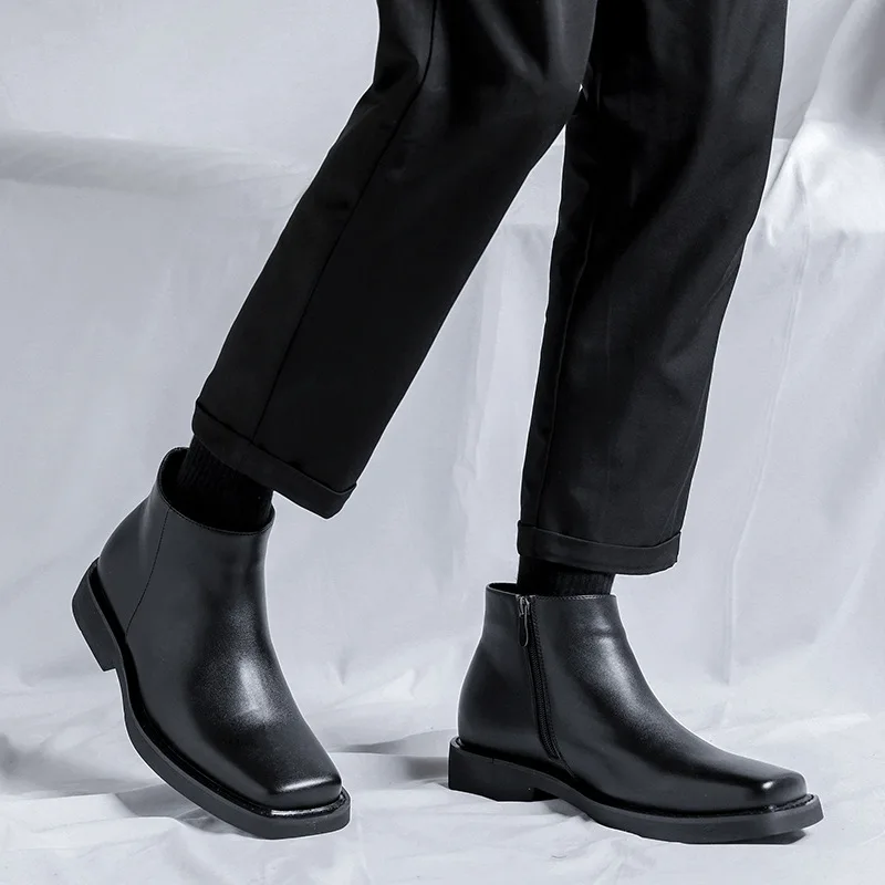 أسود جديد أزياء الرجال عارضة أ - مراجعة Men Formal Wear Shoes وسعره