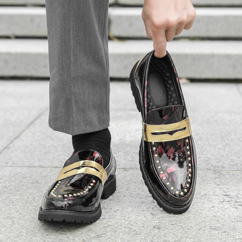 الرجال المألوف المتسكعون بولي  - مراجعة Men'S Formal Party Wear Shoes وسعره