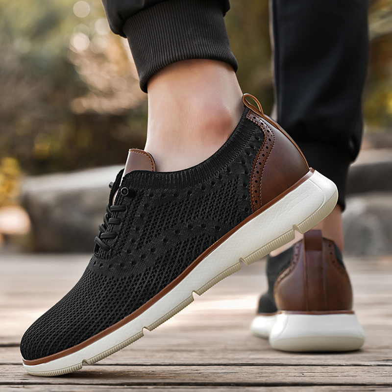 أحذية رياضية رجالية شبكية خفيف - مراجعة Men Formal Wear Shoes وسعره