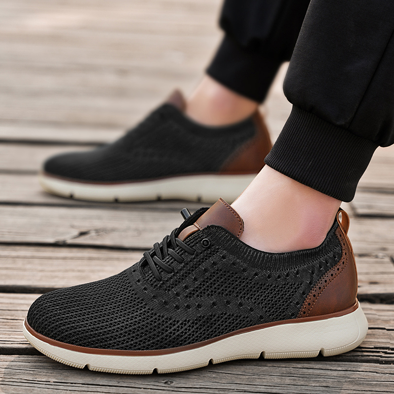 أحذية رياضية رجالية شبكية خفيف - مراجعة Men Formal Wear Shoes وسعره