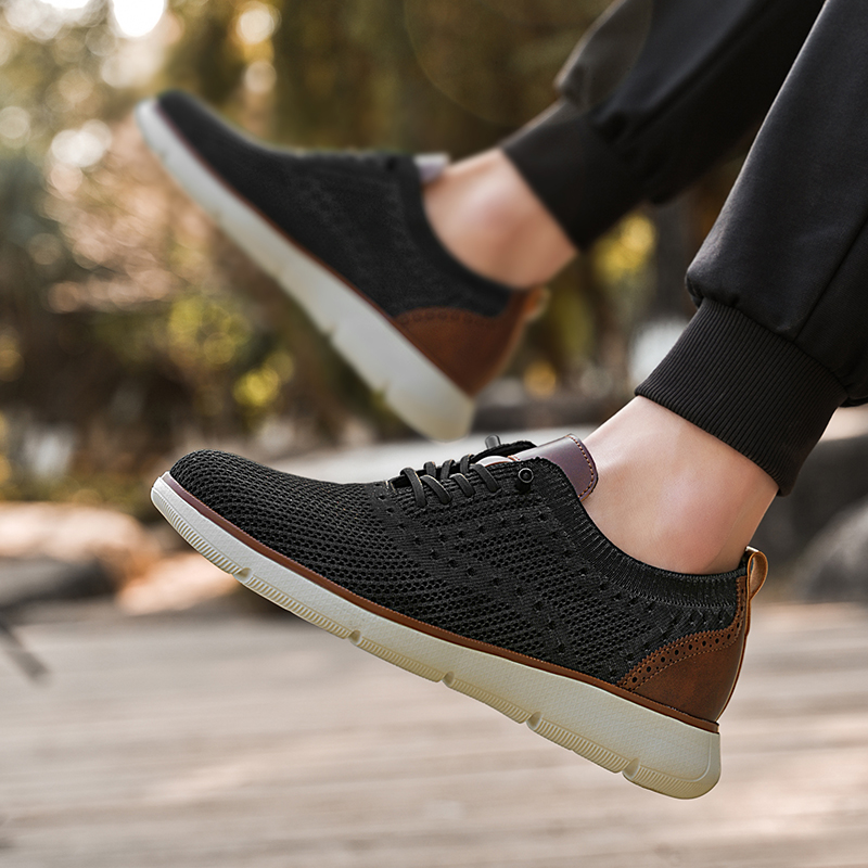 أحذية رياضية رجالية شبكية خفيف - مراجعة Men Formal Wear Shoes وسعره
