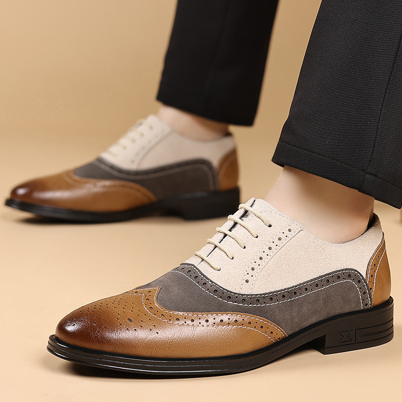 أحذية رجالية فاخرة أحذية البرو - مراجعة Men Formal Wear Shoes وسعره