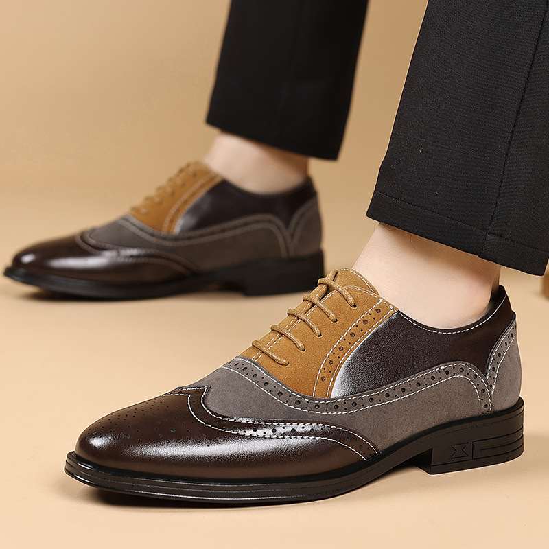 أحذية رجالية فاخرة أحذية البرو - مراجعة Men Formal Wear Shoes وسعره