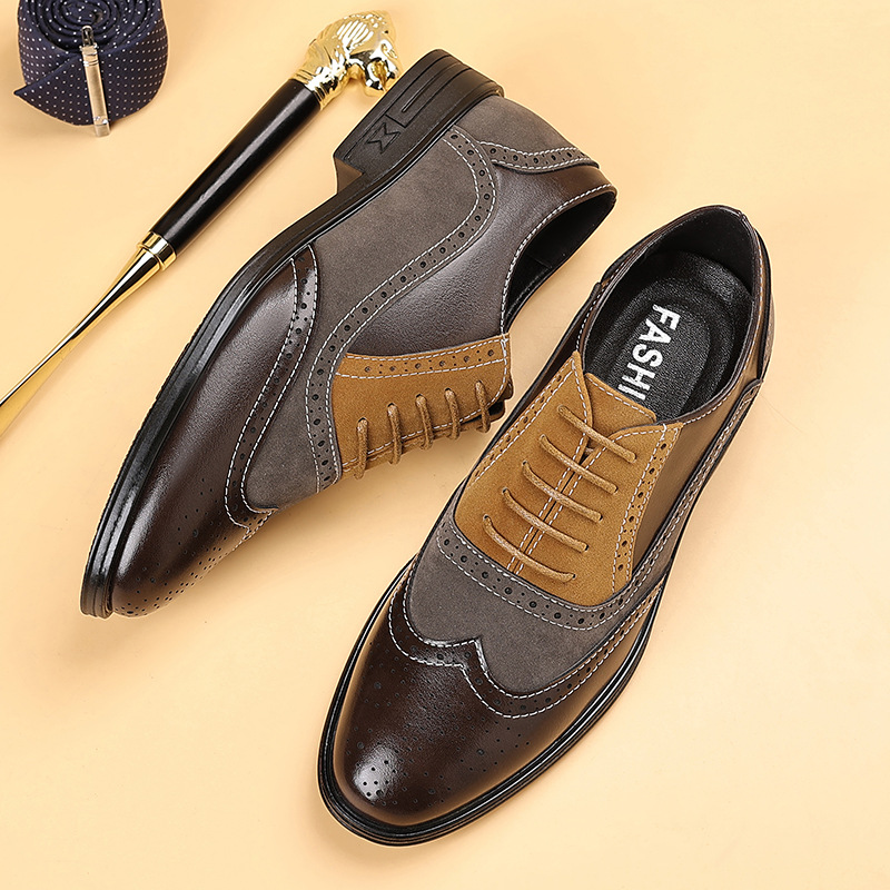 أحذية رجالية فاخرة أحذية البرو - مراجعة Men Formal Wear Shoes وسعره