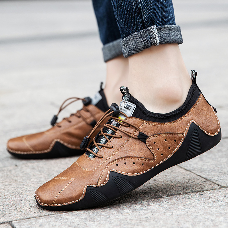أحذية رياضية جلدية غير رسمية ل - مراجعة Men Formal Wear Shoes وسعره