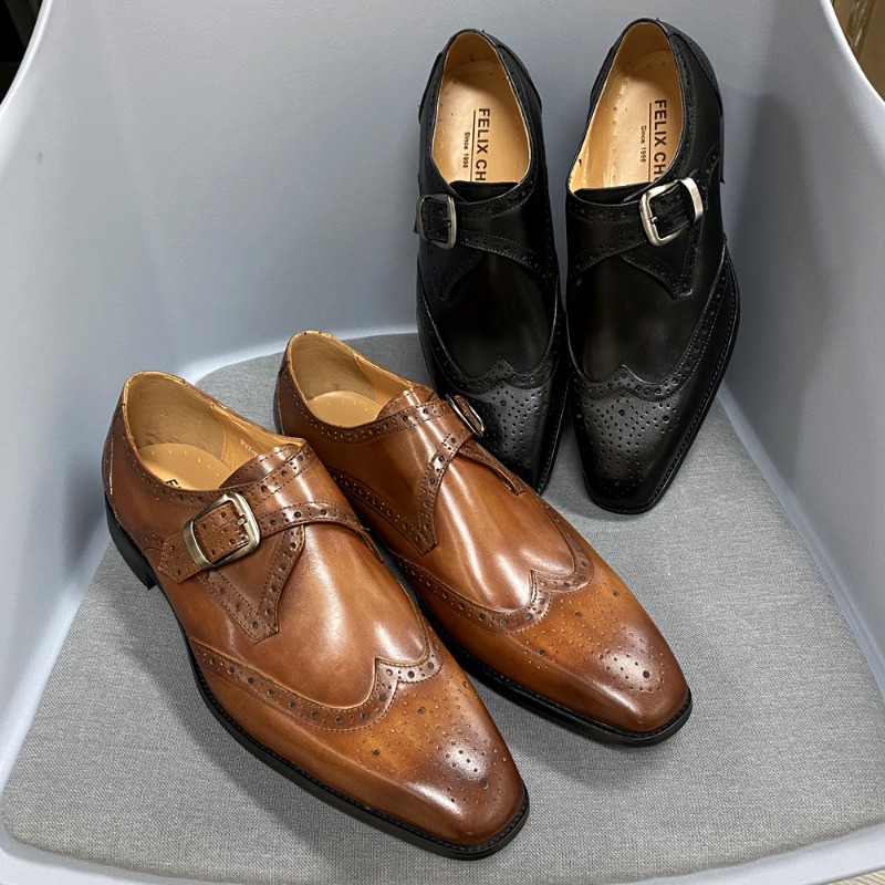 أحذية رجالية عادية نحت الجلود  - مراجعة Men'S Formal Party Wear Shoes وسعره