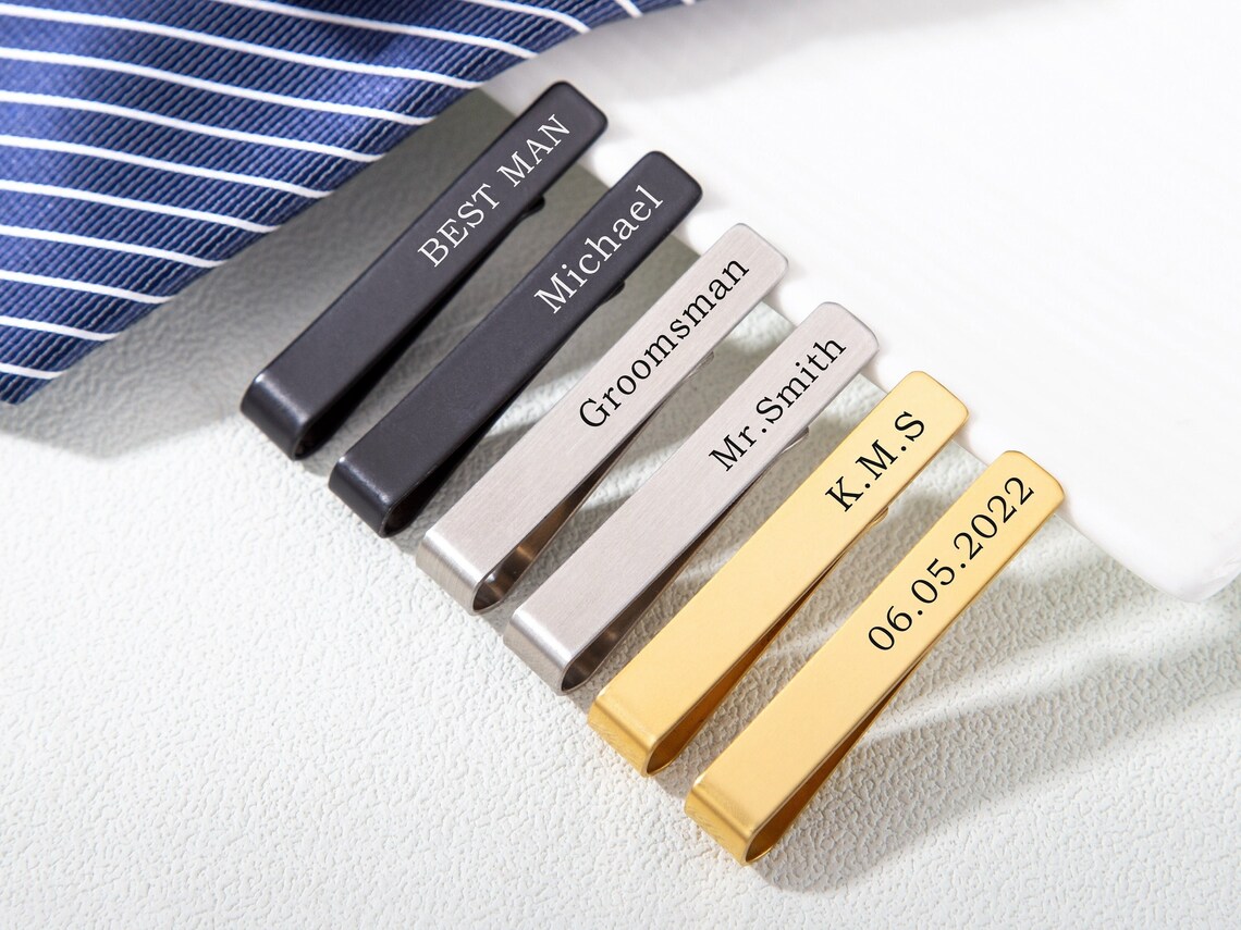 شخصية مخصصة اسم التعادل كليب ل - مراجعة Tie Bar Clip وسعره