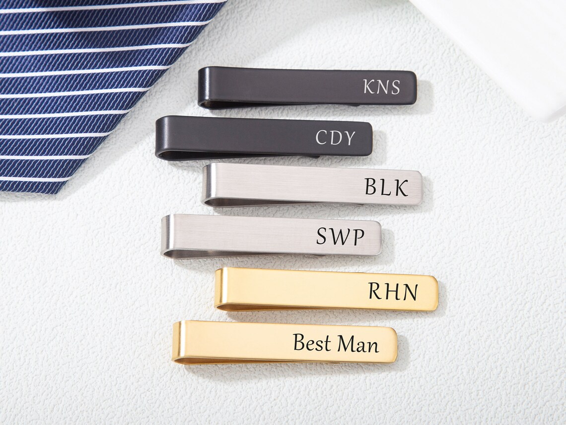 شخصية مخصصة اسم التعادل كليب ل - مراجعة Tie Bar Clip وسعره