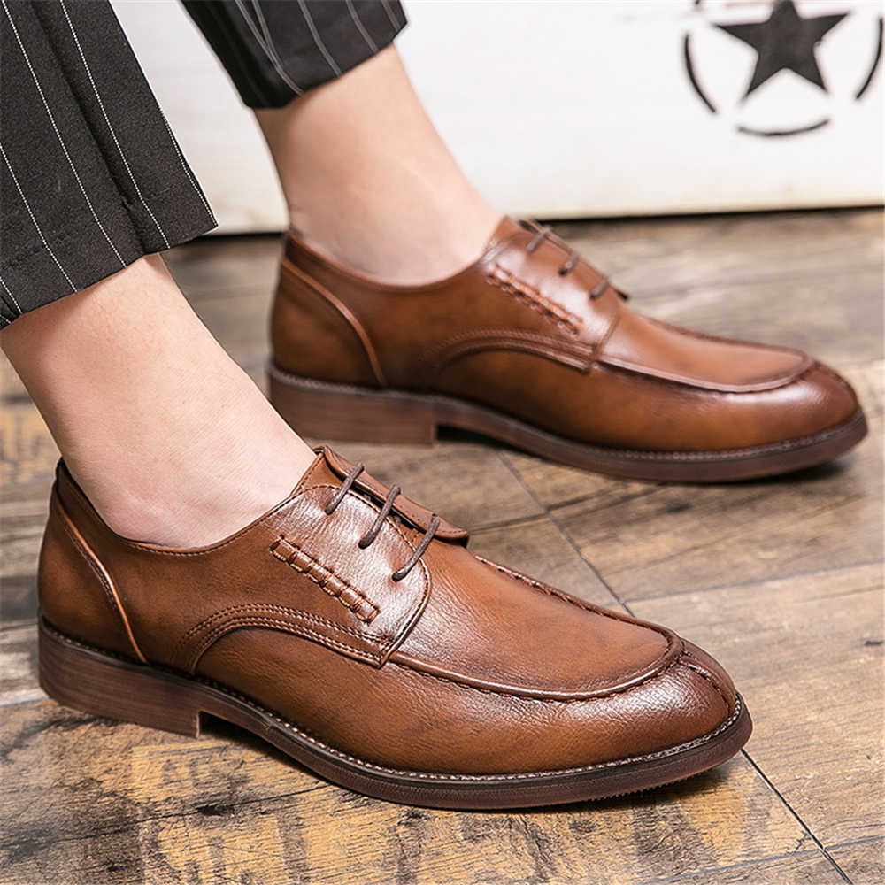 أحذية رجالية أنيقة غير قابلة ل - مراجعة Large Men Formal Wear وسعره