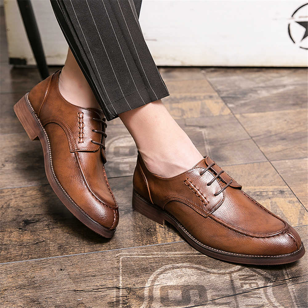 أحذية رجالية أنيقة غير قابلة ل - مراجعة Large Men Formal Wear وسعره