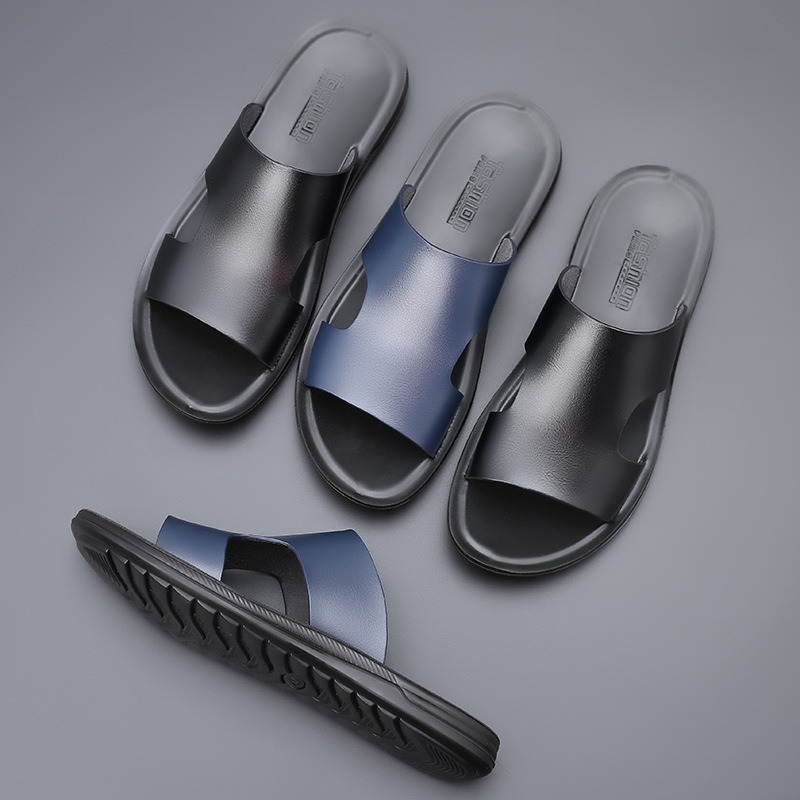 وصل حديثًا حذاء جلدي صيفي خارج - مراجعة Men'S Formal Wear Slippers وسعره