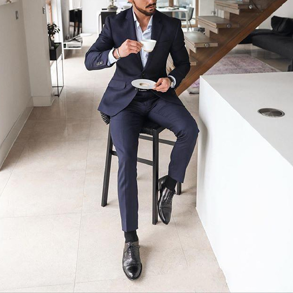بدلة توكسيدو رجالية من قطعتين  - مراجعة Men Formal Wear For Dinner وسعره