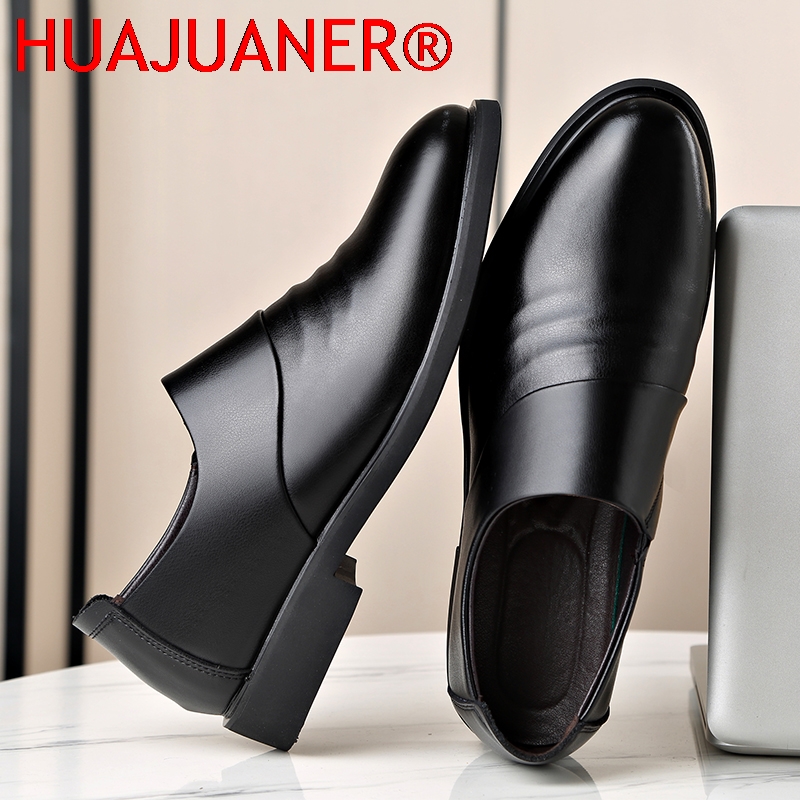 أحذية رجالية جلدية أصلية جديدة - مراجعة Men Formal Wear Shoes وسعره