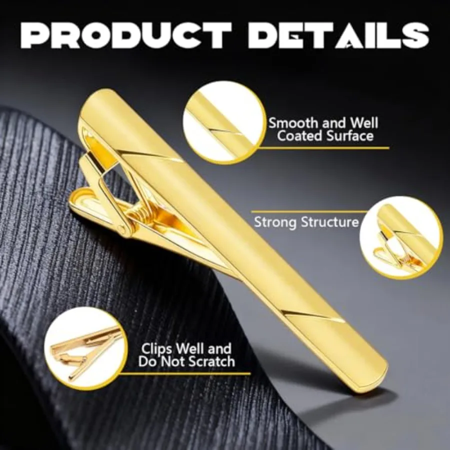 مشابك ربطة عنق رجالية من الفول - مراجعة Tie Bar Clip وسعره