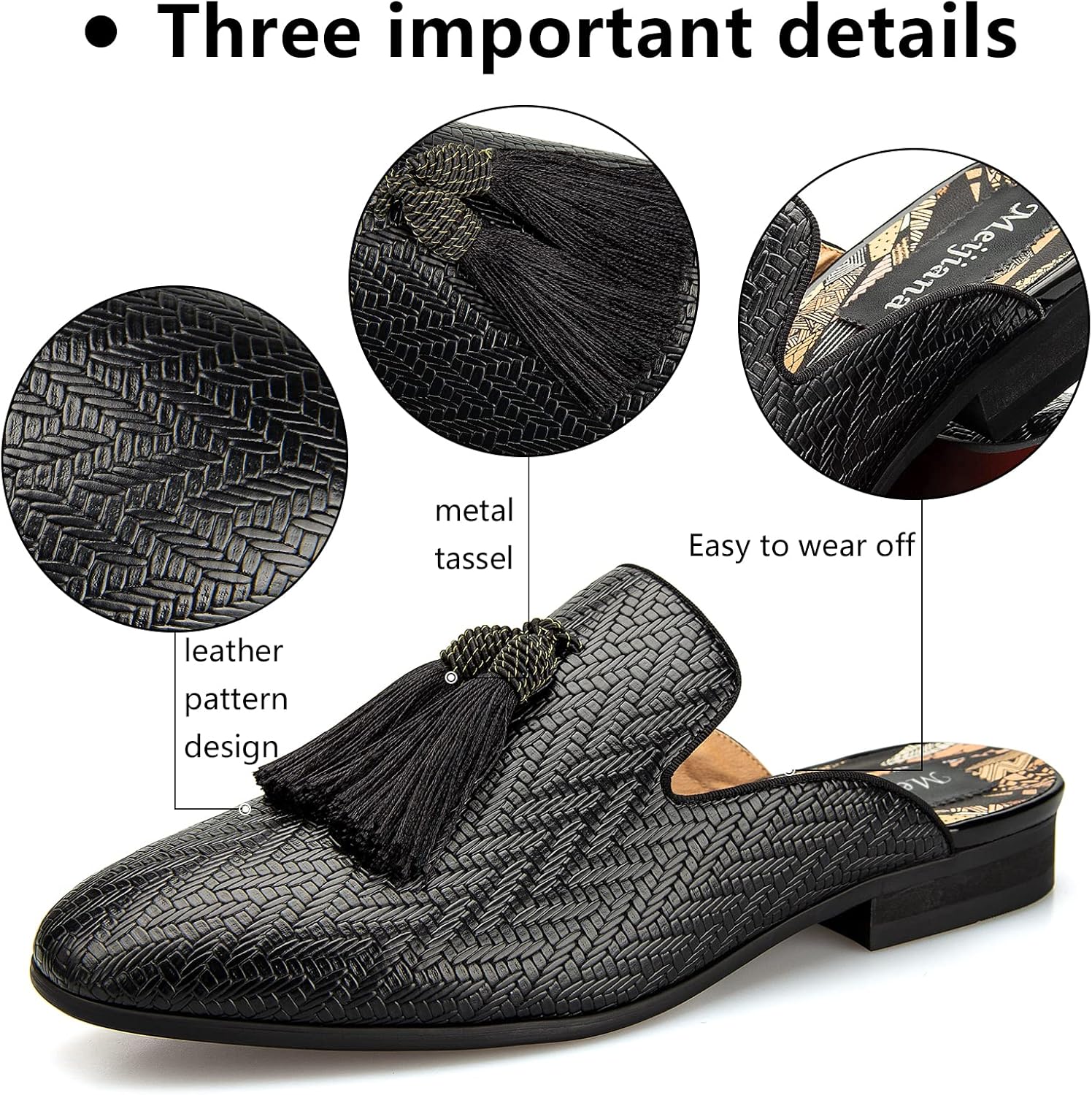 شباشب جلدية قابلة للتنفس، شباش - مراجعة Men'S Formal Wear Slippers وسعره