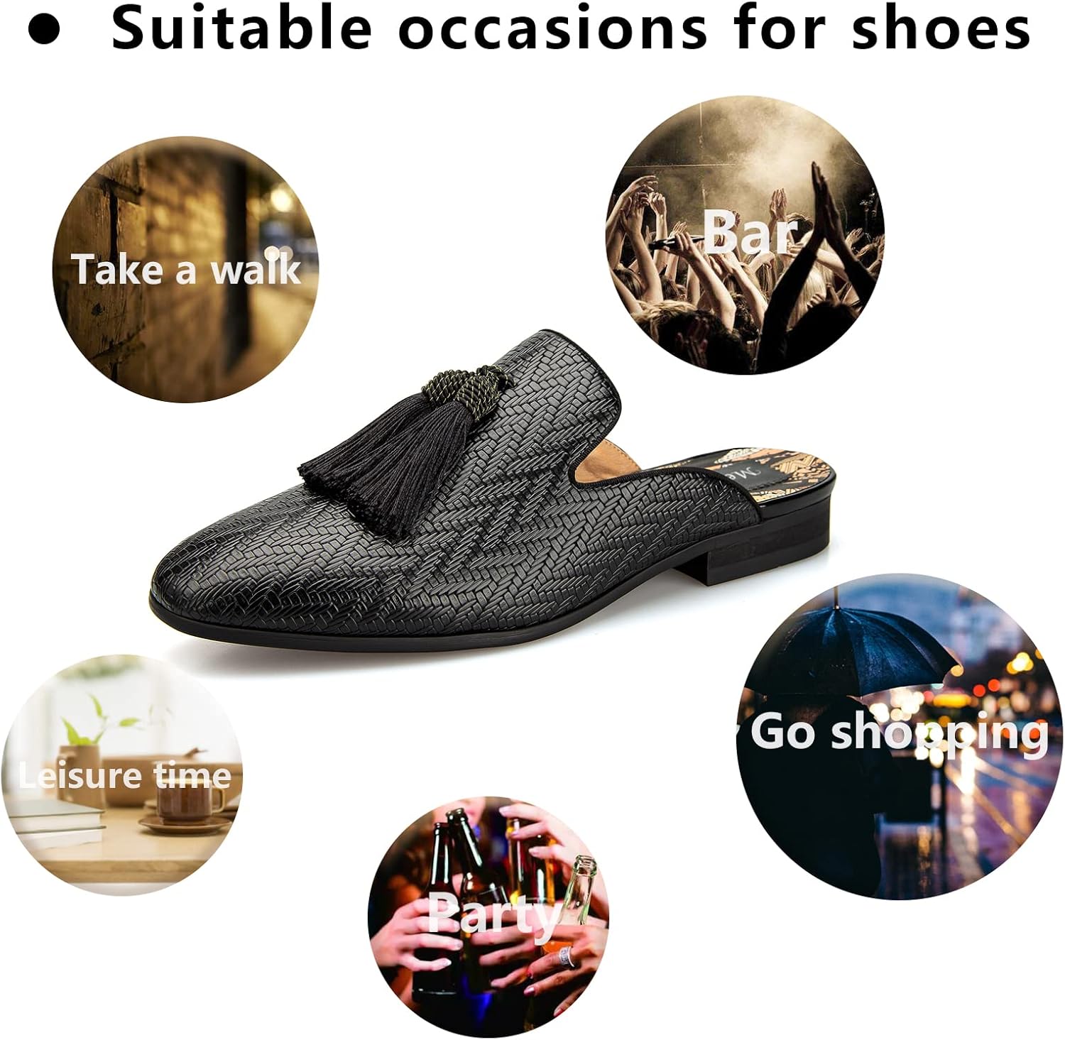 شباشب جلدية قابلة للتنفس، شباش - مراجعة Men'S Formal Wear Slippers وسعره