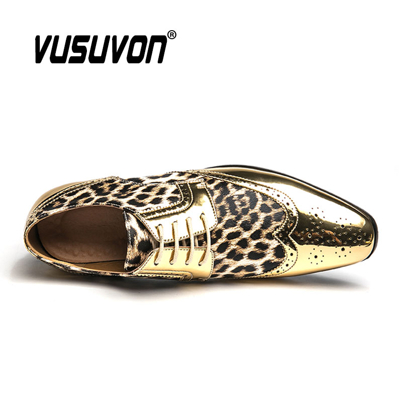 حذاء ديربي رجالي بطبعة جلد الف - مراجعة Men Formal Wear Shoes وسعره