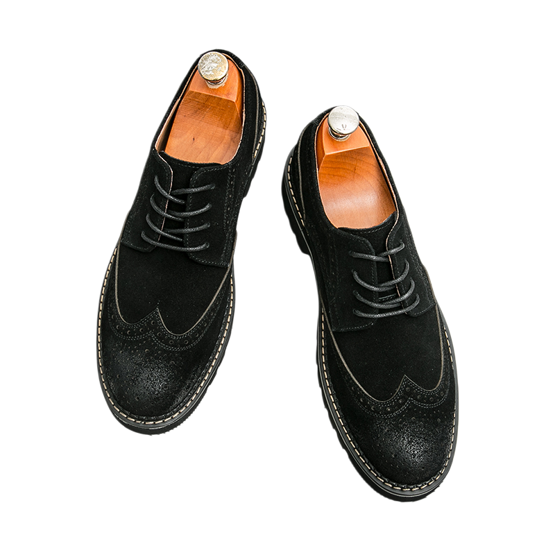 أحذية رجالية من جلد الغزال الب - مراجعة Large Men Formal Wear وسعره