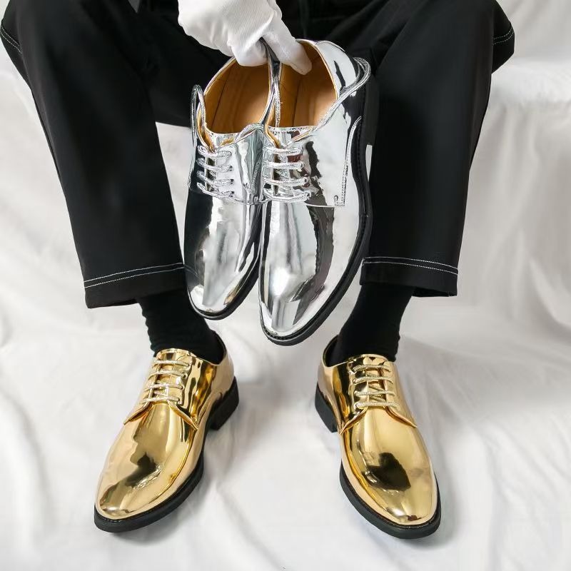 أحذية جلدية مدببة يومية للرجال - مراجعة Men'S Formal Party Wear Shoes وسعره