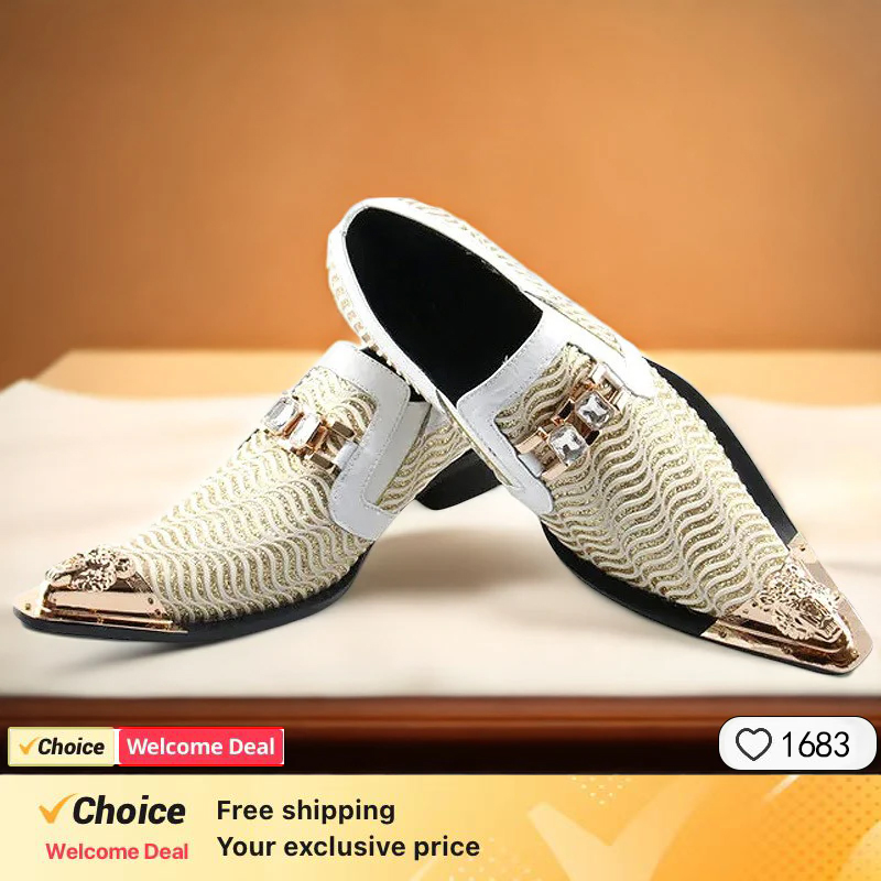 أحذية رجالية رسمية من الجلد بت - مراجعة Men'S Formal Party Wear Shoes وسعره