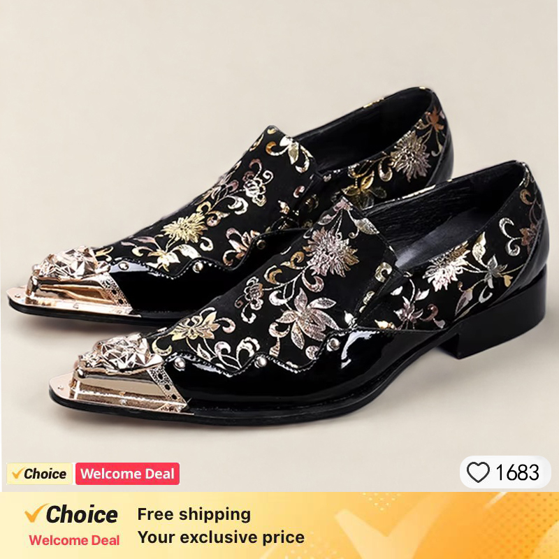 أحذية رجالية رسمية من الجلد بت - مراجعة Men'S Formal Party Wear Shoes وسعره