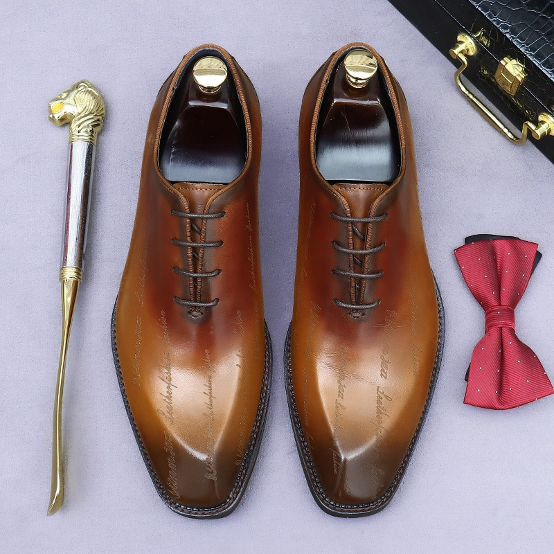 أحذية أكسفورد للرجال من الجلد  - مراجعة Men'S Formal Party Wear Shoes وسعره