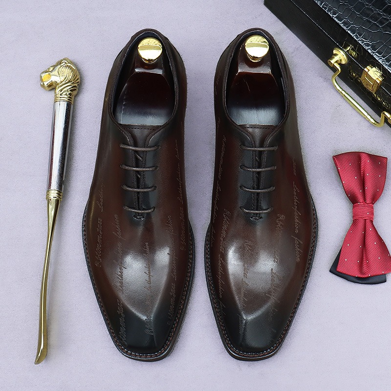 أحذية أكسفورد للرجال من الجلد  - مراجعة Men'S Formal Party Wear Shoes وسعره